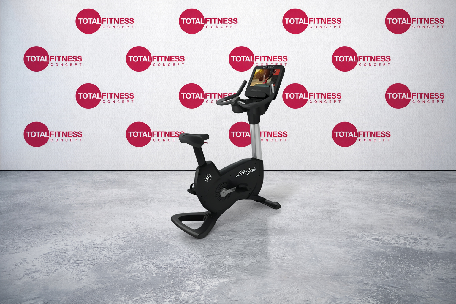 Refurbished upright bike Life Fitness Discover SE 3 HD